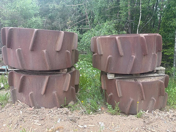 Järnhjul / kompaktorhjul