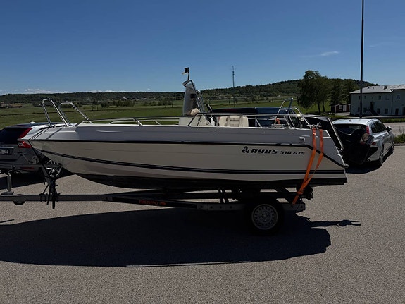 Ryds 510 gts /Evinrude 115Hk 2-Takt Respo 30Km/h kärra.