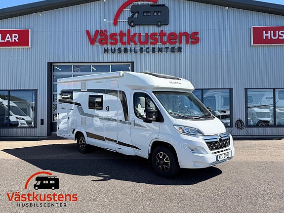 Hobby Optima OnTour V65 GE / Smidig med långbäddar!