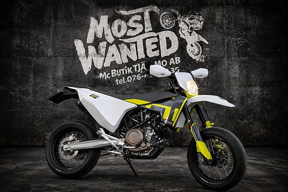 Husqvarna 701 Supermoto 1 ägare 60+ LeoVince
