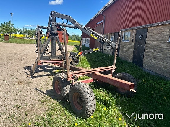 Skogsvagn med kran Gisebo Kellve 3 of 30