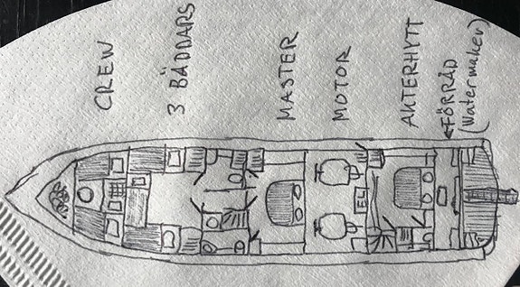 Italiensk Maiora 70 Lyxyacht m/9 bäddar 12 of 12