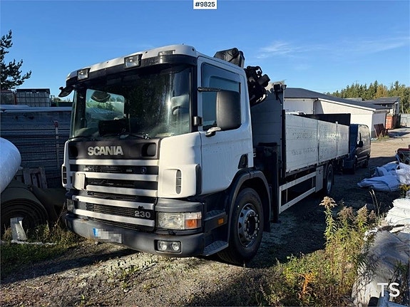 Kranbil Scania P94 230 med bakgavellyft, Besiktad!  (110.000