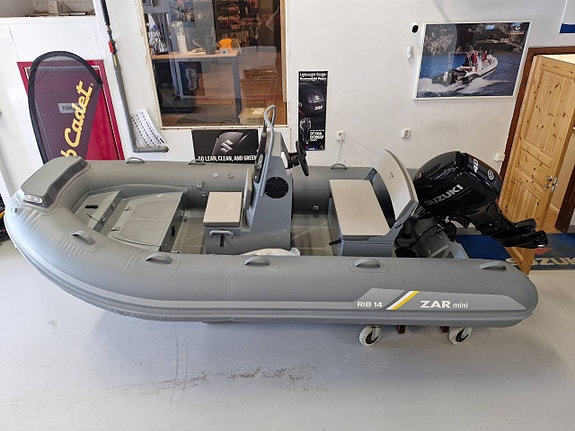 Demobåt ZAR mini RIB 14 med Suzuki DF40 6tim