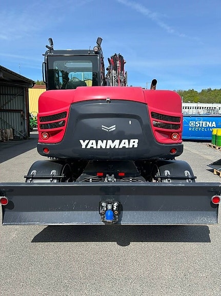 Yanmar B95W hjulgrävare demokörd 4 of 9