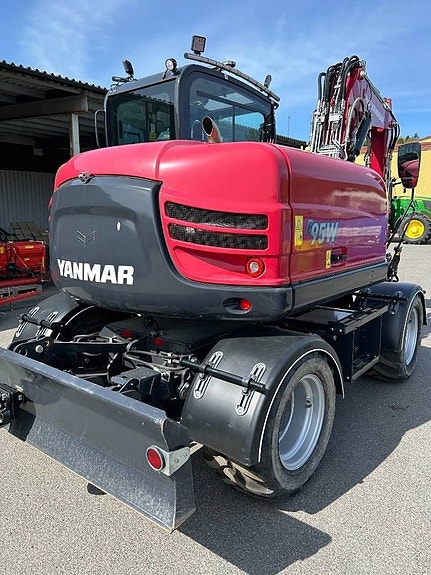 Yanmar B95W hjulgrävare demokörd 5 of 9