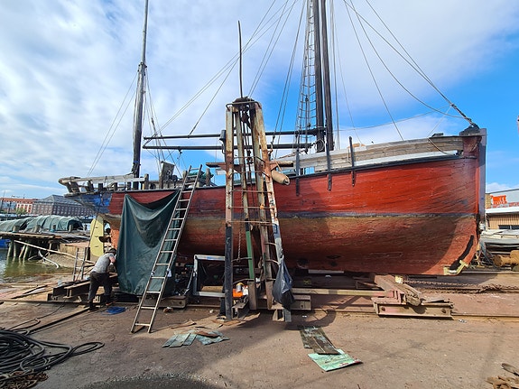 Segelfartyg, Dansk kutter, tvåmastad segelbåt 3 of 3