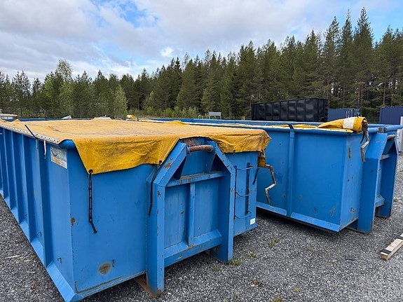 CMT 2st 22m3 6m lastväxlarflak med rullkapell 4 of 5