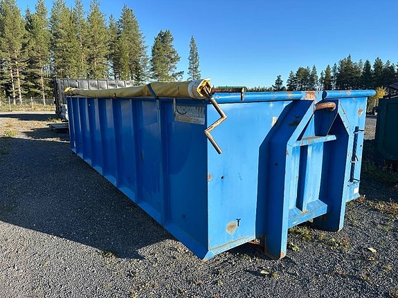 CMT 2st 22m3 6m lastväxlarflak med rullkapell 11 of 17