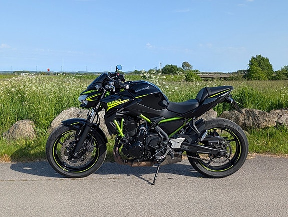 Kawasaki Ninja Z650, ränta 3.45%, Nyservad, Nybesiktigad, nytt bakdäck 2 of 12