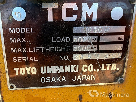 Motviktstruck TCM FD 30 21 of 27