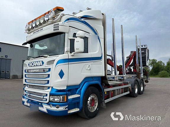 Timmerbil Scania R580Lb 6X4 Hnb