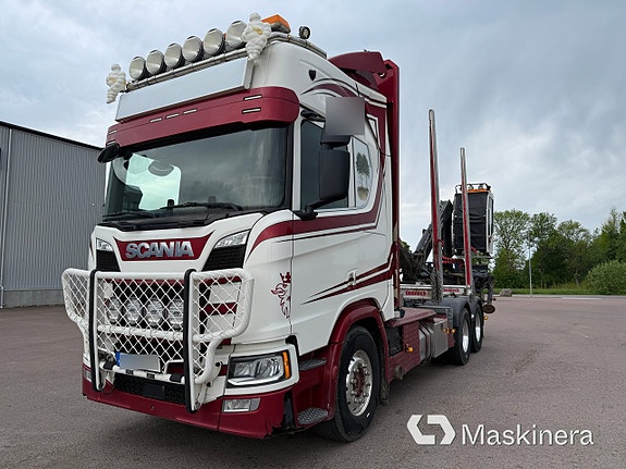 Timmerbil Scania R730B 6X4