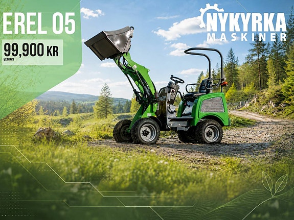 NY! Everun EREL05 kompaktlastare - ELDRIVEN LASTMASKIN