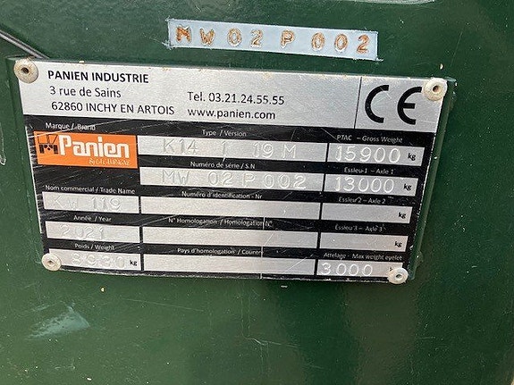 Gödselspridare Panien MW118 10 of 10