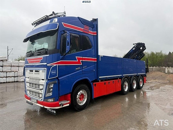 Kranbil Volvo FH16 650 Palfinger PK 26002 EH med jibb (VIDEO