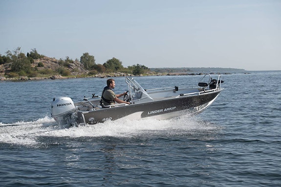 Linder 460 Arkip Mercury 50 HK DEMO!