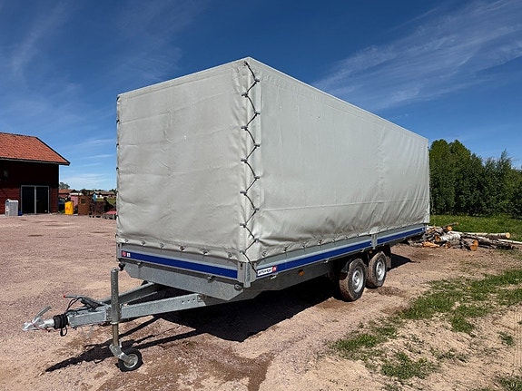 Släpvagn boggie Blyss med kapell 3500 kg