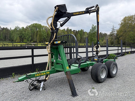 Skogsvagn Farma T9 med C5,1D kran
