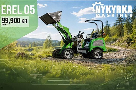 NY! Everun EREL05 kompaktlastare - ELDRIVEN LASTMASKIN