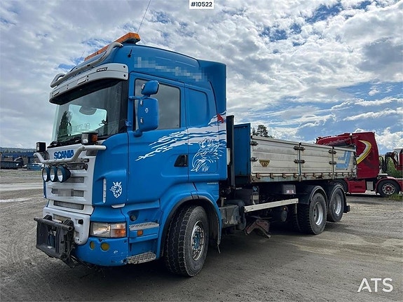 Scania R500 Lastväxlare med flak (279,000:- ex moms)