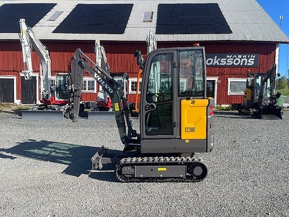 Volvo EC18E Steelwrist tiltfäste Ink maskinkärra