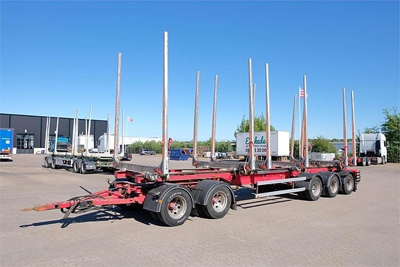 Släp Parator 5-axlad timmervagn