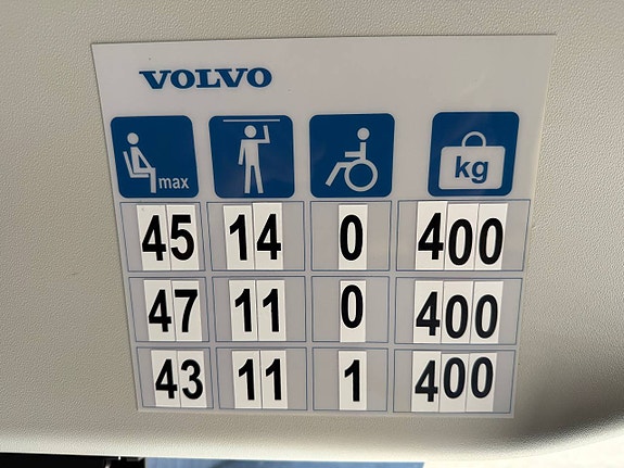 Volvo 8900. 12,2m. 19 st tillgängliga! 9 of 12