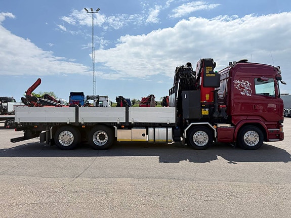 BODBIL SCANIA R490 STOR KRAN MED JIBB LÅGMIL 2 of 12
