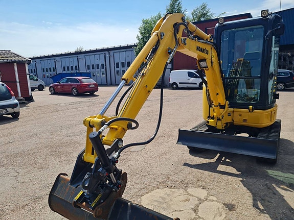 MINIGRÄVARE KOMATSU PC26 MR3 Ny TILT 3st beg. skopor 5 of 10