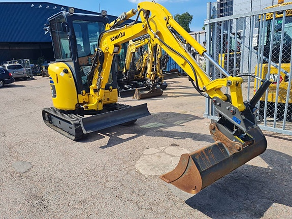 MINIGRÄVARE KOMATSU PC26 MR3 Ny TILT 3st beg. skopor 4 of 10