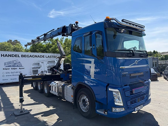 Volvo FH540, 8x4, Euro 6, Kranväxlare, Ny servad & Ny Besikt