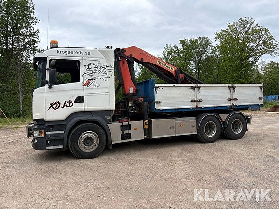 Kranbil / Lastväxlare Scania R520 Cameleont