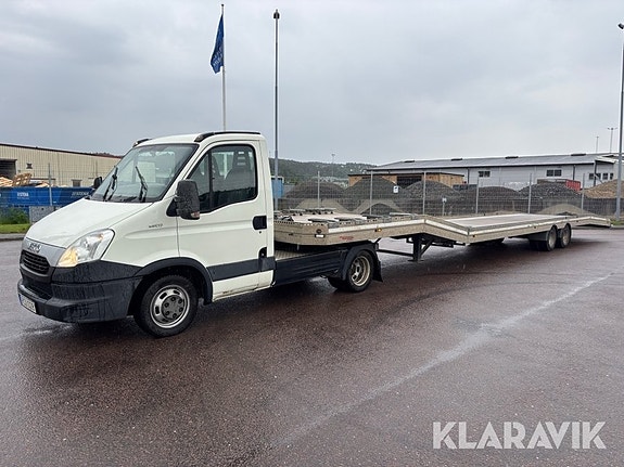 Biltransport Iveco Daily 35C17 upp till 3 bil