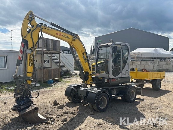 Grävmaskin Wacker Neuson 6503-2 med kärra & r