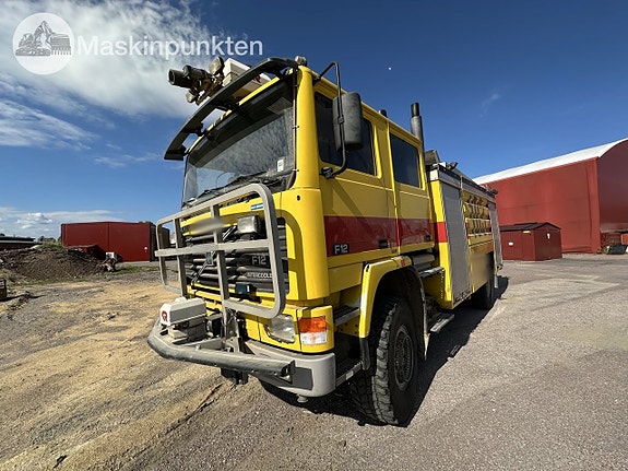 Brandbil Volvo F12 intercooler 4x4 Dubbelhytt