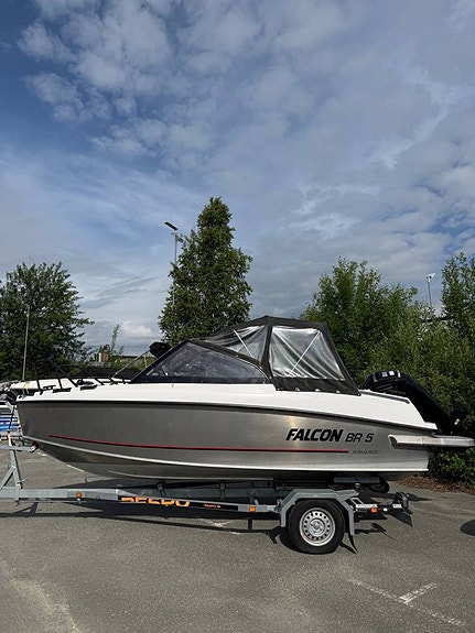 Falcon BR5 + Mercury 80 HK (2020) - 14 timmar - 1887 kr/måna