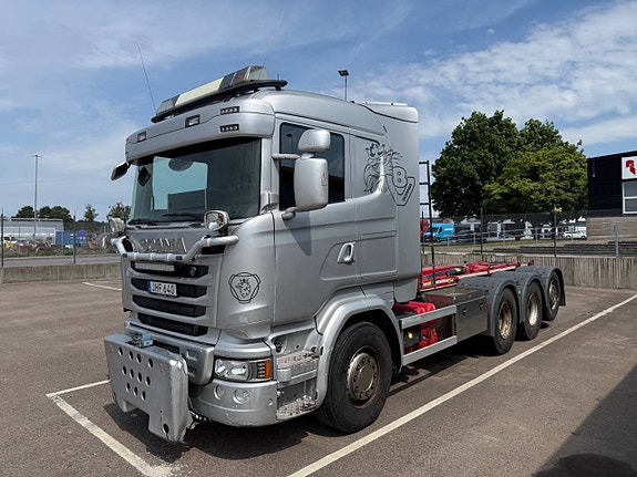 Scania 580hk 8x4 Lastväxlare & Frontplog