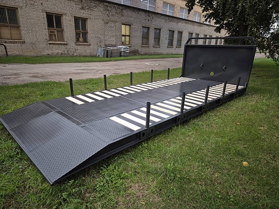 Maskinflak med fast slänt