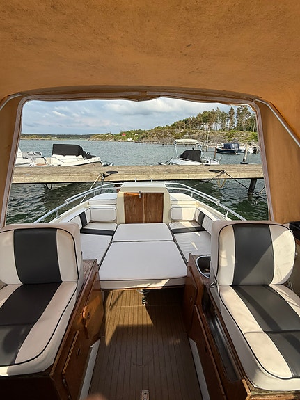 HÖSTPRIS Scand 25 Classic med Sole Mini (2012, 550 tim) och bogpropeller 4 of 12
