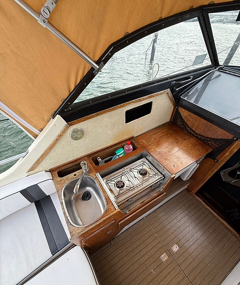 HÖSTPRIS Scand 25 Classic med Sole Mini (2012, 550 tim) och bogpropeller 5 of 12