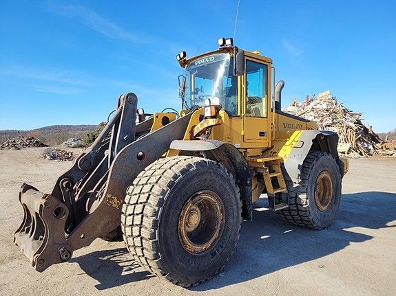 Hjullastare Volvo L110E 50km/h spakstyrning , våg
