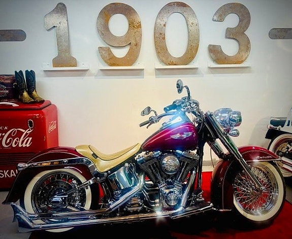 Harley-Davidson FLSTN De Luxe CHOLO i Toppskick!