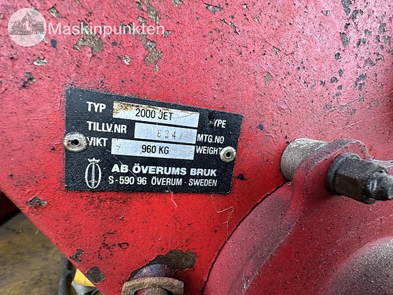 Överum Tive 2000Jet gödningsspridare/rampspeidare 11 of 22