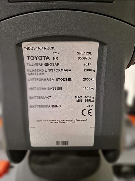 Toyota SPE120L 5 of 7