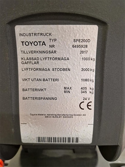 Toyota SPE200D 4 of 7