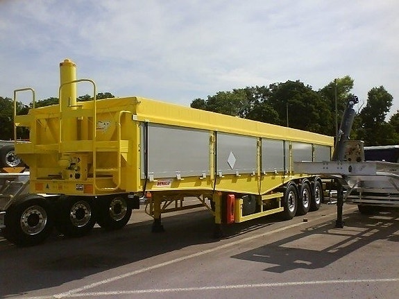 Benalu Aluberry 13,5m VIKT 8 TON  TIPPTRAILER  med dörrar 3 of 10