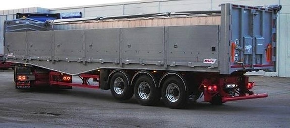 Benalu Aluberry 13,5m VIKT 8 TON  TIPPTRAILER  med dörrar 10 of 10