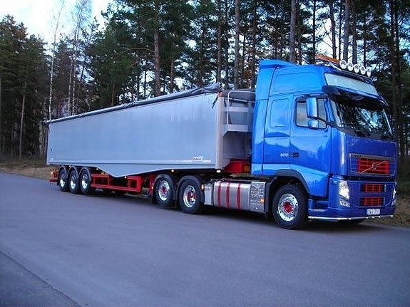 Benalu Aluberry 13,5m VIKT 8 TON  TIPPTRAILER  med dörrar 2 of 10