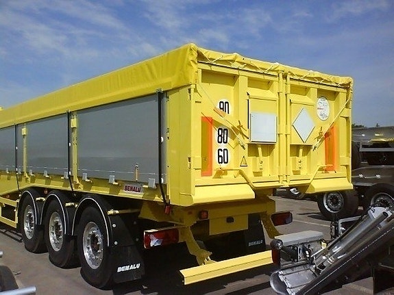 Benalu Aluberry 13,5m VIKT 8 TON  TIPPTRAILER  med dörrar 4 of 10